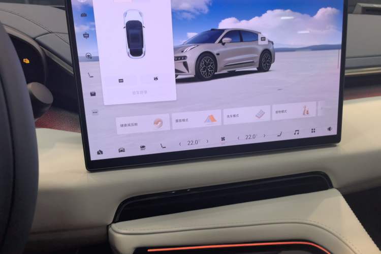 Used Zeekr 001 2025 WE Edition 95 kWh All-Wheel Drive Audio And AC Panel