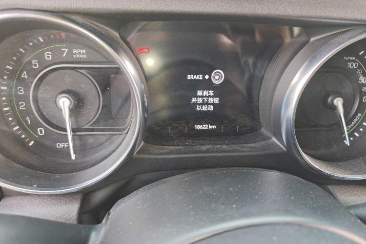 Used Jeep Wrangler New Energy 2022 Four-Door 2.0T 4xe Sahara Fluorescent Yellow Limited Edition Odometer Close Up