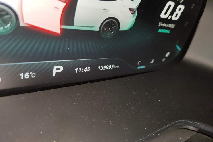 Used MG 6 2020 1.5T Automatic Trophy Flagship Edition Odometer Close Up