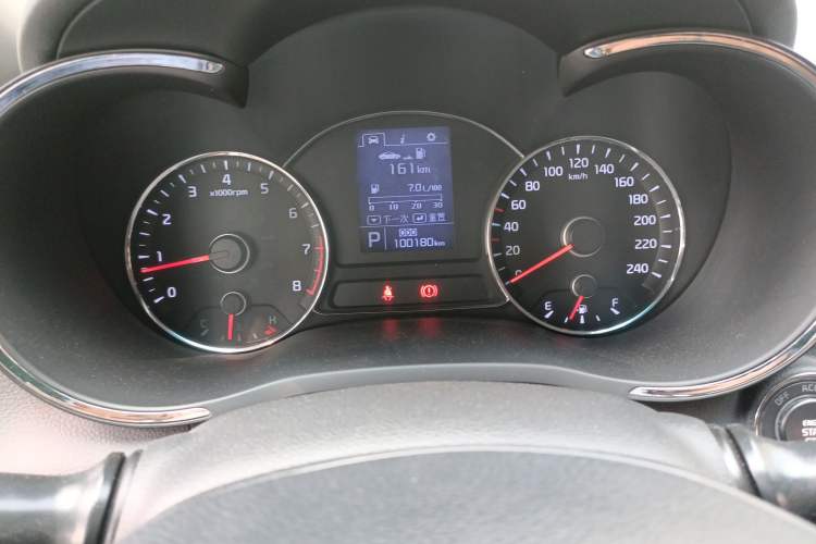 Used Kia K3 2015 1.6L Automatic DLX Odometer Close Up