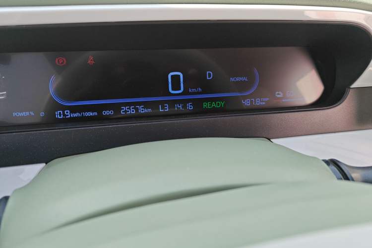 Used Geely Galaxy Panda 2025 210km Panda Rider Odometer Close Up