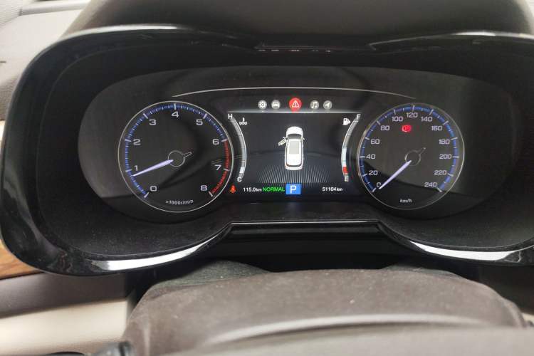 Used GAC Trumpchi GS8 2017 320T Two-Wheel Drive Luxury Smart Connectivity Version (7 Seats) Odometer Close Up