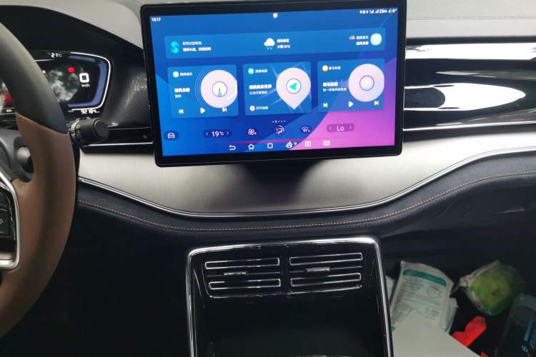 Used BYD Tang New Energy 2021 DM-i 112KM Prestige Model Audio And AC Panel