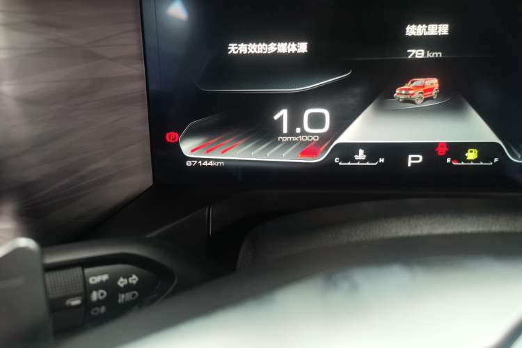 Used Tank 300 2021 2.0T Monet Tribute Limited Edition Odometer Close Up