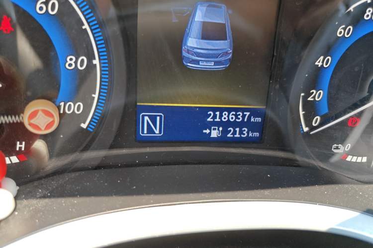 Used Venucia D60EV 2022 Standard Range Smart Drive Version Odometer Close Up