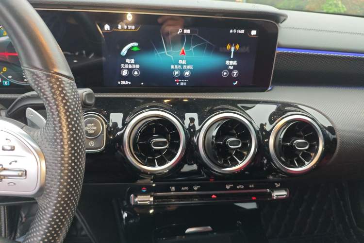 Used Mercedes-Benz A-Class 2019 Restyled A 200 L Sport Sedan Audio And AC Panel