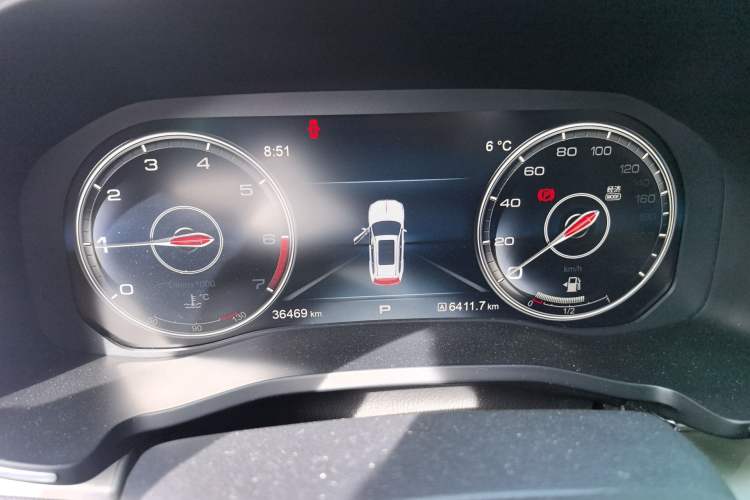 Used Hongqi HS7 2022 3.0T Automatic All-Wheel Drive ZhiLian Flagship Edition Five Seats Instrument Cluster