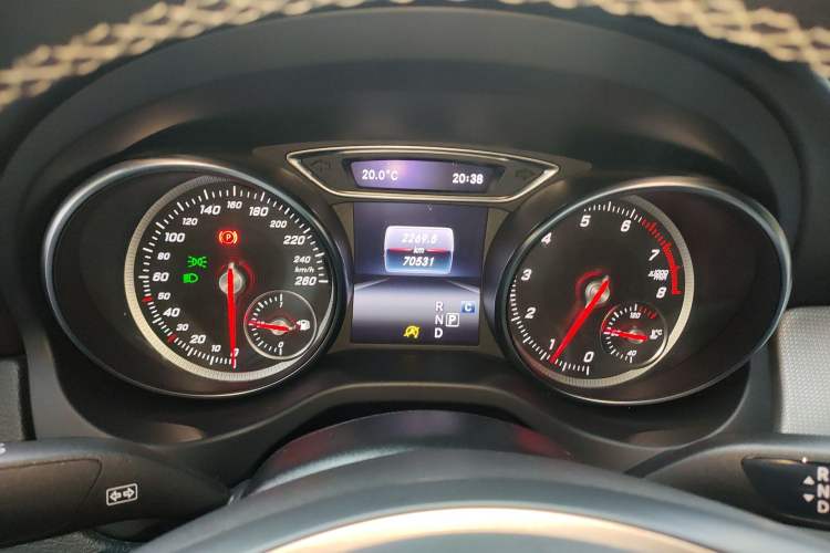 Used Mercedes-Benz CLA 2018 CLA 200 Sport Edition Odometer Close Up