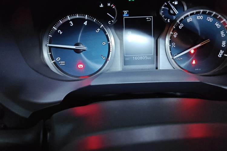 Used Toyota Prado 2018 3.5L Automatic TX-L NAVI Odometer Close Up