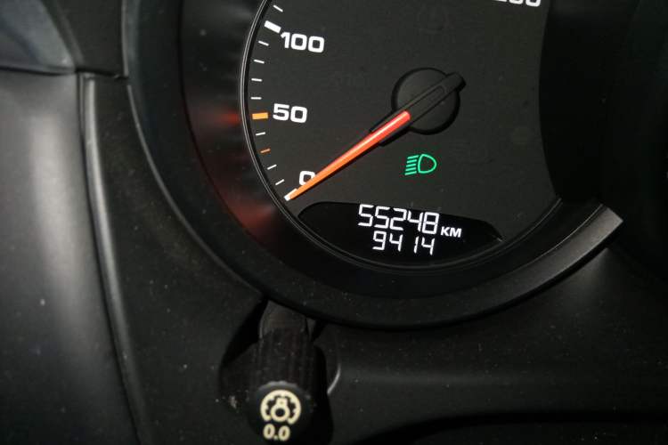 Used Porsche Macan 2017 Macan 2.0T Odometer Close Up