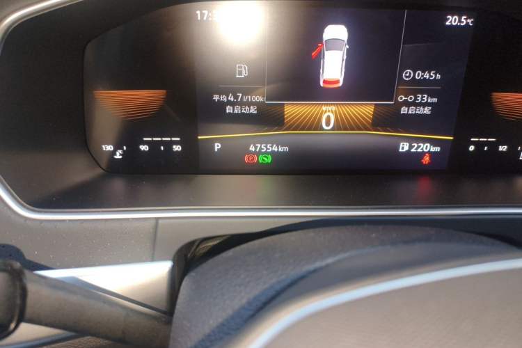 Used Volkswagen Lavida 2023 280TSI DSG Starry Sky Deluxe Edition Odometer Close Up