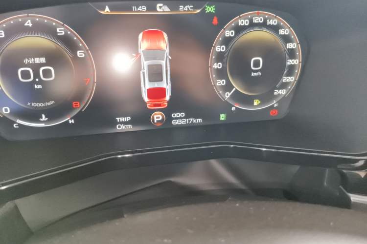 Used Geely Auto Monjaro S 2021 2.0TD Automatic Two-Wheel Drive Lightning Edition Odometer Close Up