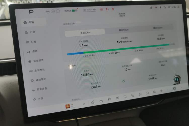 Used XPeng MONA M03 2024 620 with Ultra-Long Range Instrument Cluster