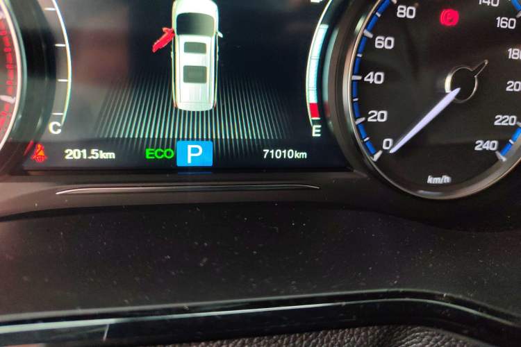 Used GAC Trumpchi M8 2020 Flagship Model 390T Luxury Edition Odometer Close Up