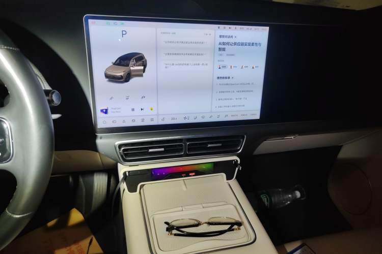 Used Li Auto L9 2023 Pro Model Audio And AC Panel