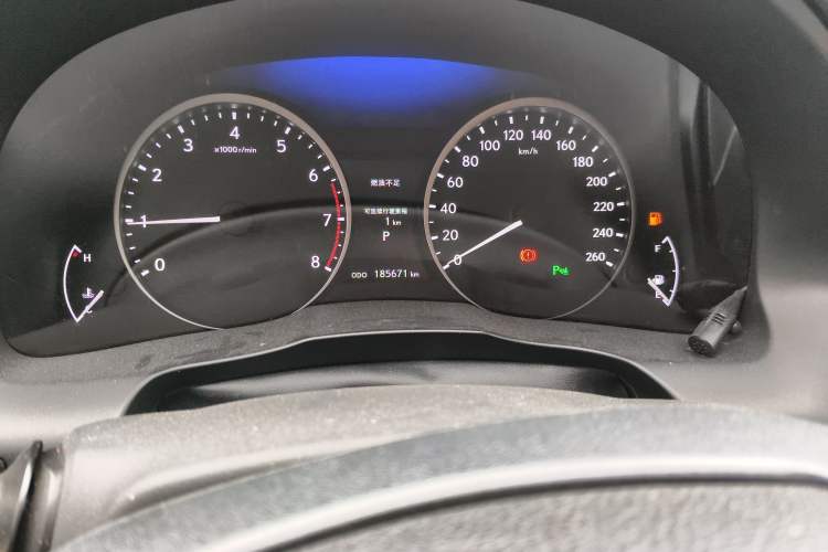 Used Lexus ES 2013 250 Elite Edition Odometer Close Up