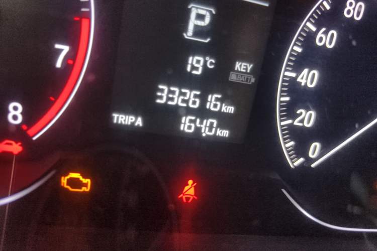 Used Honda Accord 2018 260TURBO Elite Edition China VI Odometer Close Up