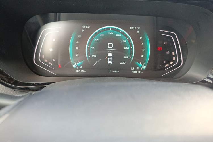 Used CHANGAN OSHAN X5 2021 1.5T DCT Flagship Edition Odometer Close Up