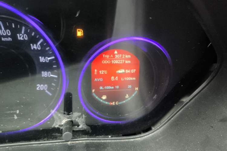 Used HYOSOW S3 2016 S3L 1.5L Manual Prestige Edition Odometer Close Up