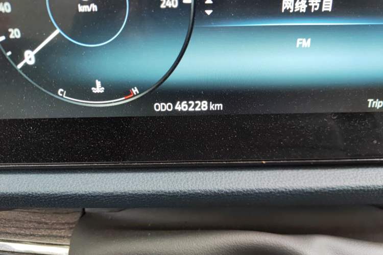 Used Ford Equator Sport 2022 Facelift EcoBoost 170 Prestige Model Odometer Close Up