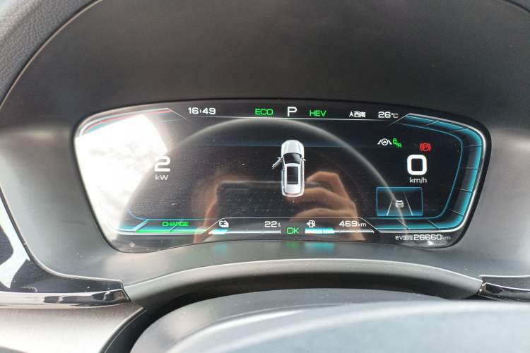 Used BYD Song PLUS New Energy 2021 DM-i 51KM Prestige Model Instrument Cluster