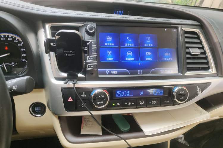 Used Toyota Highlander 2018 2.0T Four-Wheel Drive Luxury Version 7 Seats China VI Standard