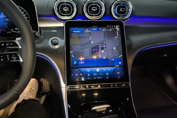 Used Mercedes-Benz C-Class New Energy 2025 C 350 eL Audio And AC Panel