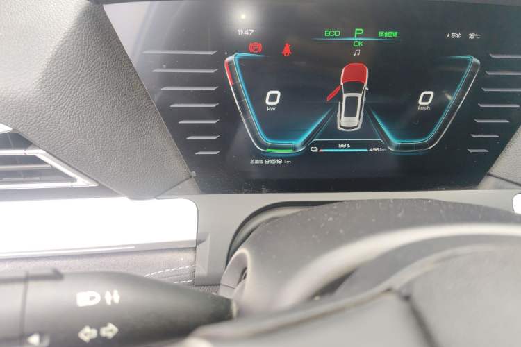 Used BYD Song Pro New Energy 2019 EV High-Power Long-Range Flagship Model Odometer Close Up