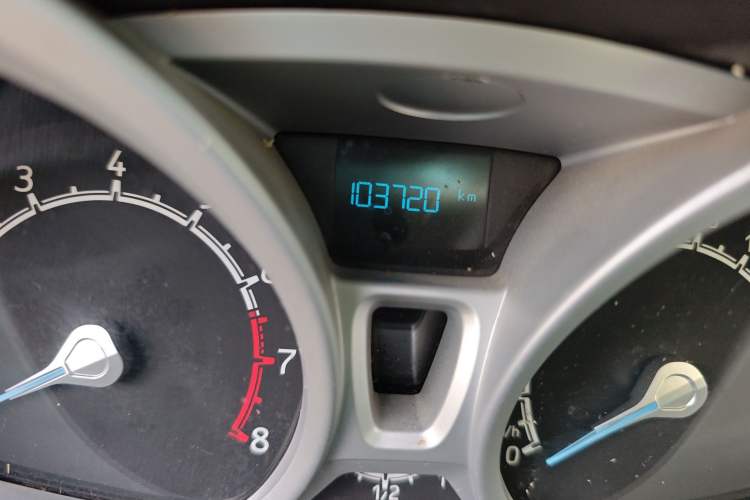 Used Ford EcoSport 2017 1.5L Automatic Prestige Model Odometer Close Up