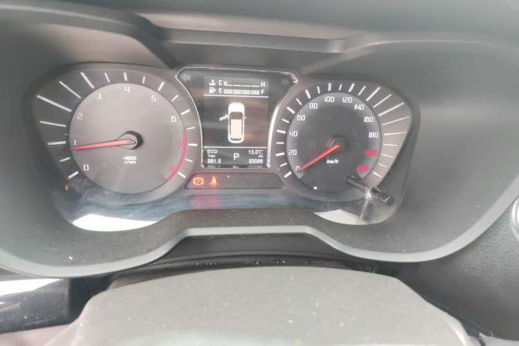 Used GAC Trumpchi GS4 2017 235T Automatic Two-Wheel Drive Luxury Smart Connectivity Version Odometer Close Up