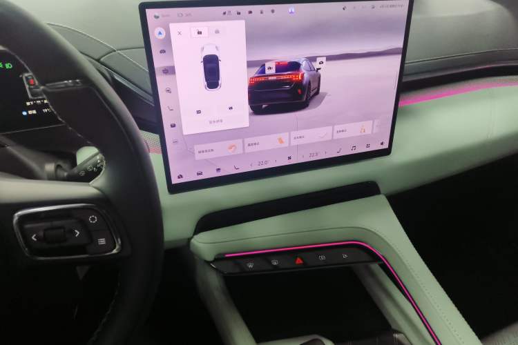 Used Zeekr 001 2024 WE Edition 95 kWh All-Wheel Drive Audio And AC Panel