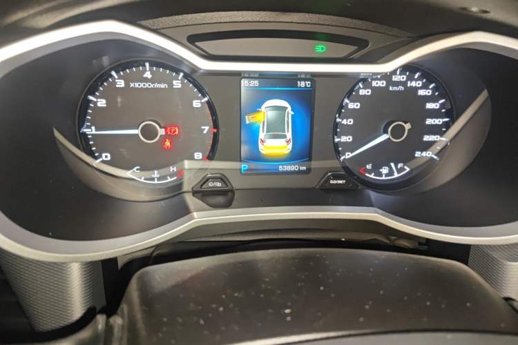 Used Geely Auto Emgrand GS 2018 Sport Edition 1.8L Automatic LingShang Model Odometer Close Up