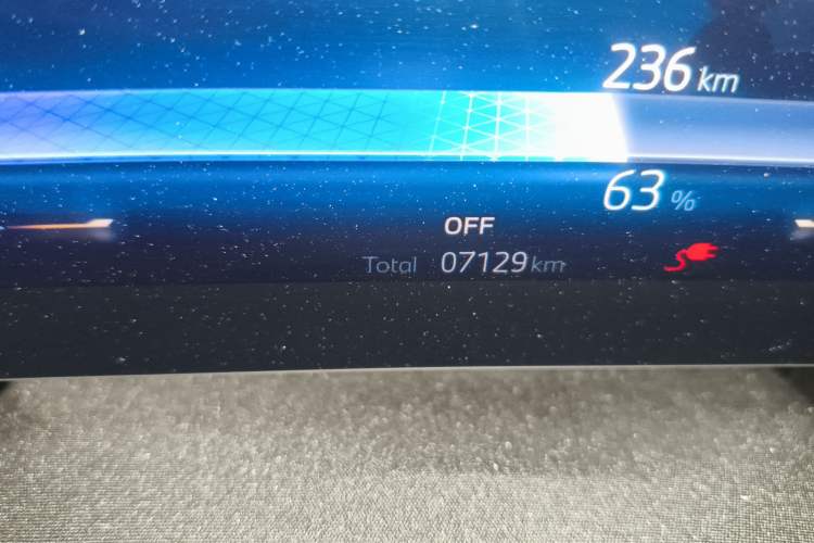 Used BMW iX1 2023 xDrive30L M Sport Package Odometer Close Up