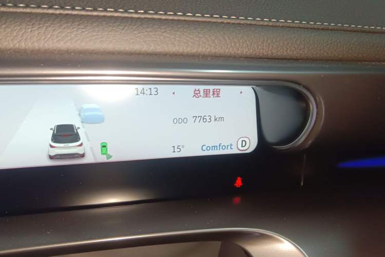 Used smart #1 2024 Premium Edition Odometer Close Up