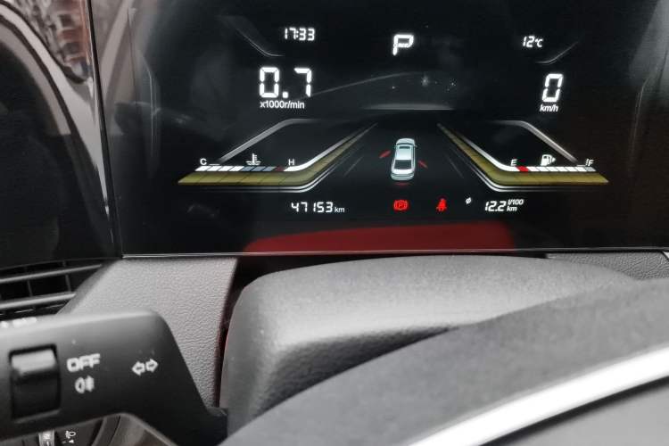 Used Bestune B70 2022 Third Generation 1.5T Automatic Enjoyment Version Odometer Close Up