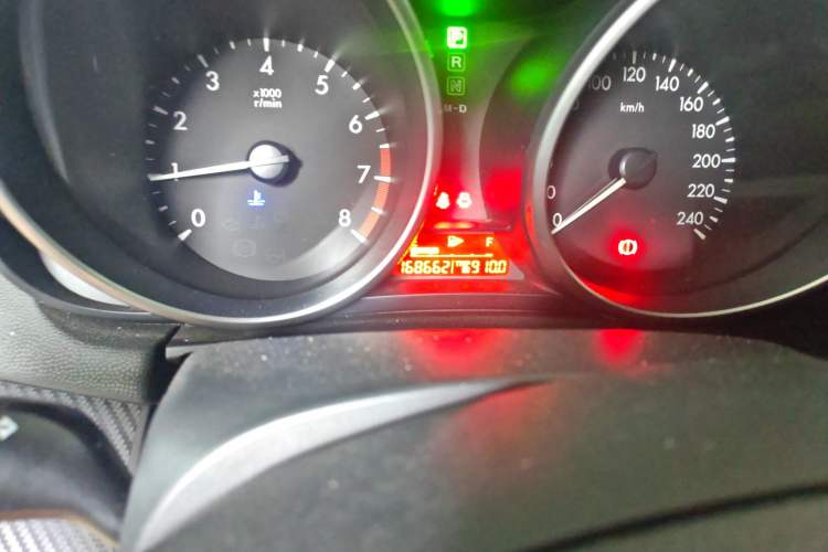 Used Mazda 3 2011 Sedan 1.6L Automatic Comfort Model Odometer Close Up