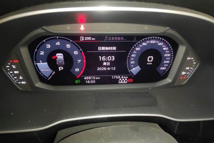 Used Audi Q3 2019 40 TFSI Fashion Dynamic Model Odometer Close Up