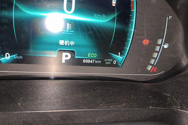 Used Chery Tiggo 7 2020 1.5T CVT Luxury Model Odometer Close Up