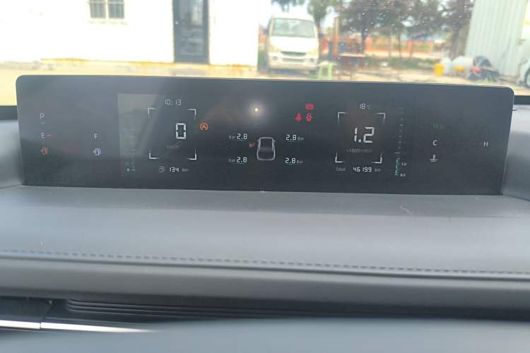 Used CHANGAN Eado DD 2023 Blue Whale NE 1.5T GDI DCT Luxury Edition Instrument Cluster
