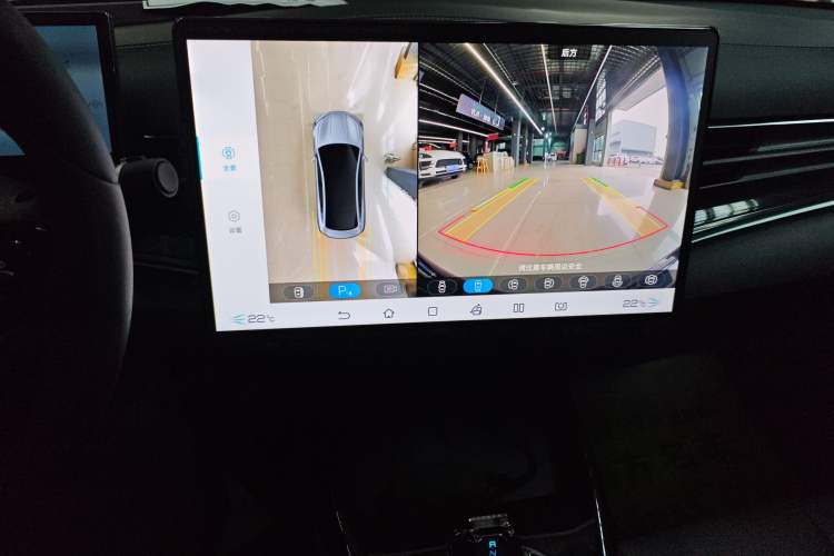 Used BYD Seal 2022 700 km Long-Range Rear-Wheel-Drive Version Audio And AC Panel