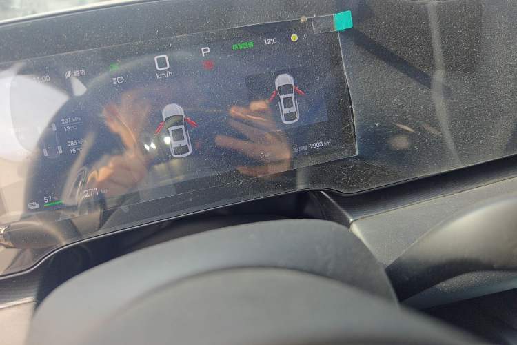 Used BYD Seal 06 New Energy 2025 EV 545KM Premium Edition Odometer Close Up