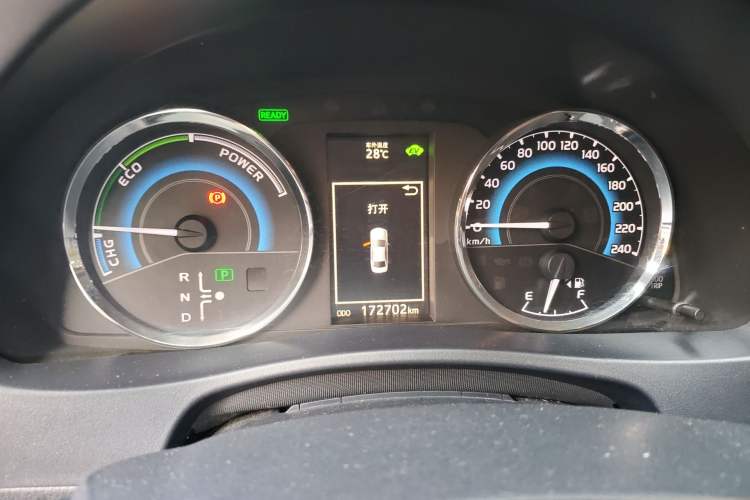 Used Toyota Levin 2017 Revised Dual-Engine 1.8H GS E-CVT Elite Sunroof Version China V Standard Instrument Cluster