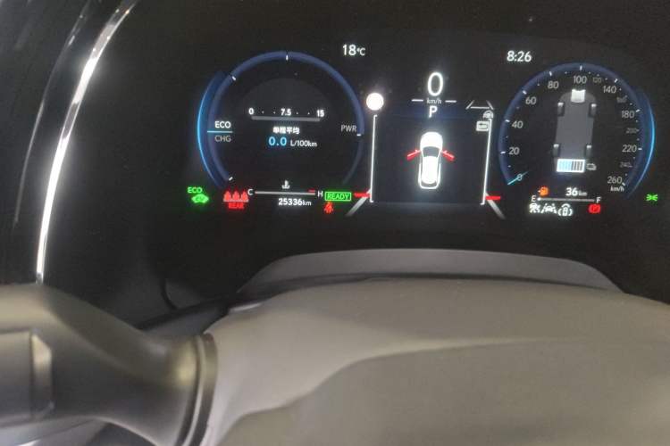 Used Lexus RX 2025 350h Four-Wheel Drive Enjoyment Version Odometer Close Up