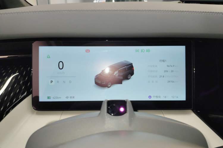 Used Zeekr 009 2024 7-Seater Walk-Through Version Four-Wheel Drive 108 kWh Instrument Cluster