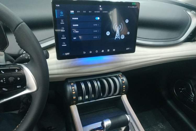 Used BYD Yuan PLUS 2023 Champion Edition 430KM Superior Model Audio And AC Panel