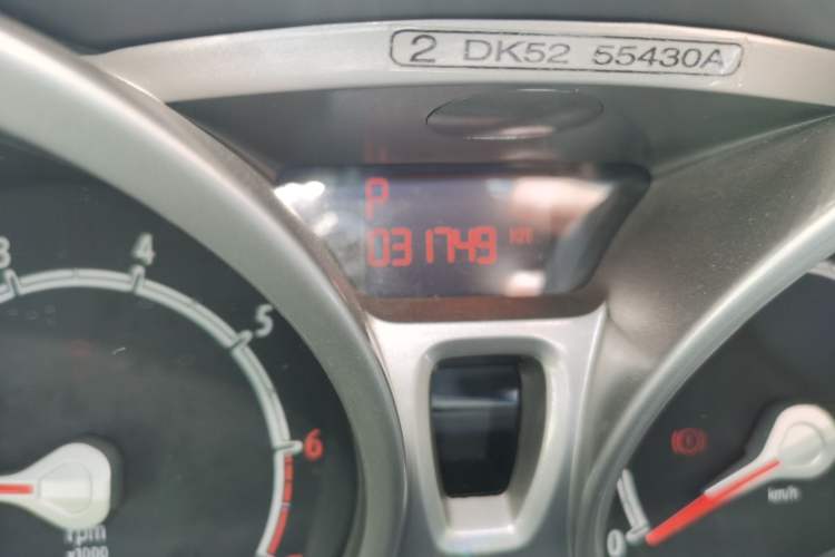 Used Ford Fiesta 2011 Hatchback 1.5L Automatic Fashion Edition Odometer Close Up