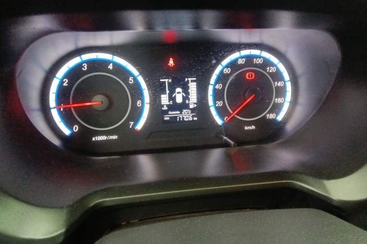 Used CHANGAN KAICHENG Ounuo S 2023 1.5L Deluxe Edition Dual-Steaming Air-Conditioned Passenger Van JL473QG 7 Seats Odometer Close Up