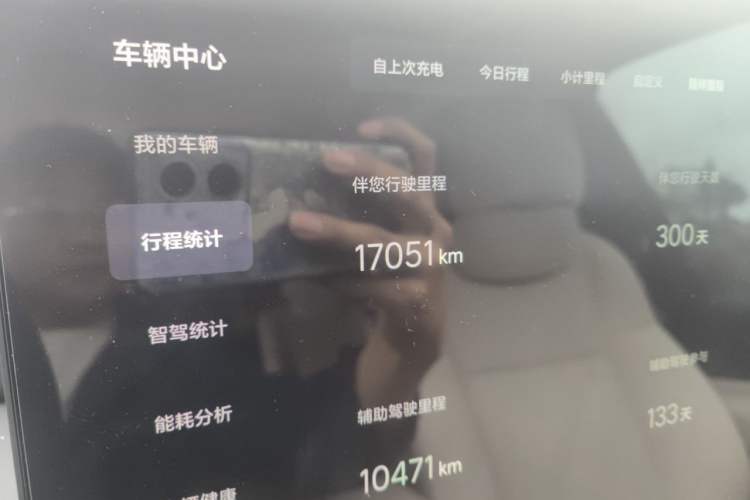 Used Li Auto MEGA 2025 Home Family Special Edition Odometer Close Up