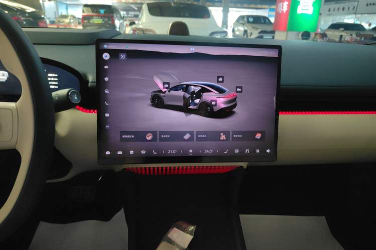 Used Zeekr 007 2024 Rear-Drive Enhanced Version 75 kWh Audio And AC Panel