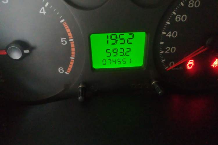 Used Ford Transit Custom 2019 2.2T Standard Version Short Wheelbase Mid-Roof 7-Seater China VI compliant Odometer Close Up